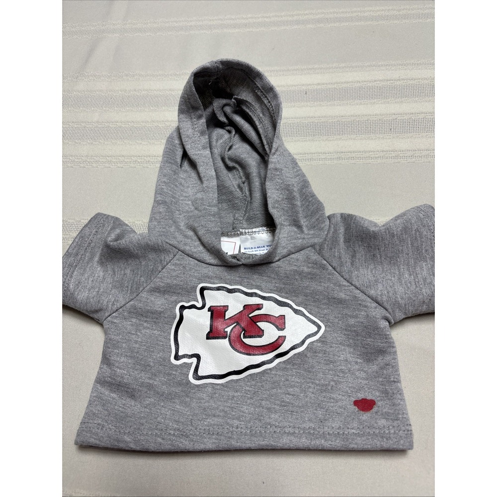Build-A-Bear Kansas City Chiefs NFL Hoodie Gray KC Chiefs Shirt